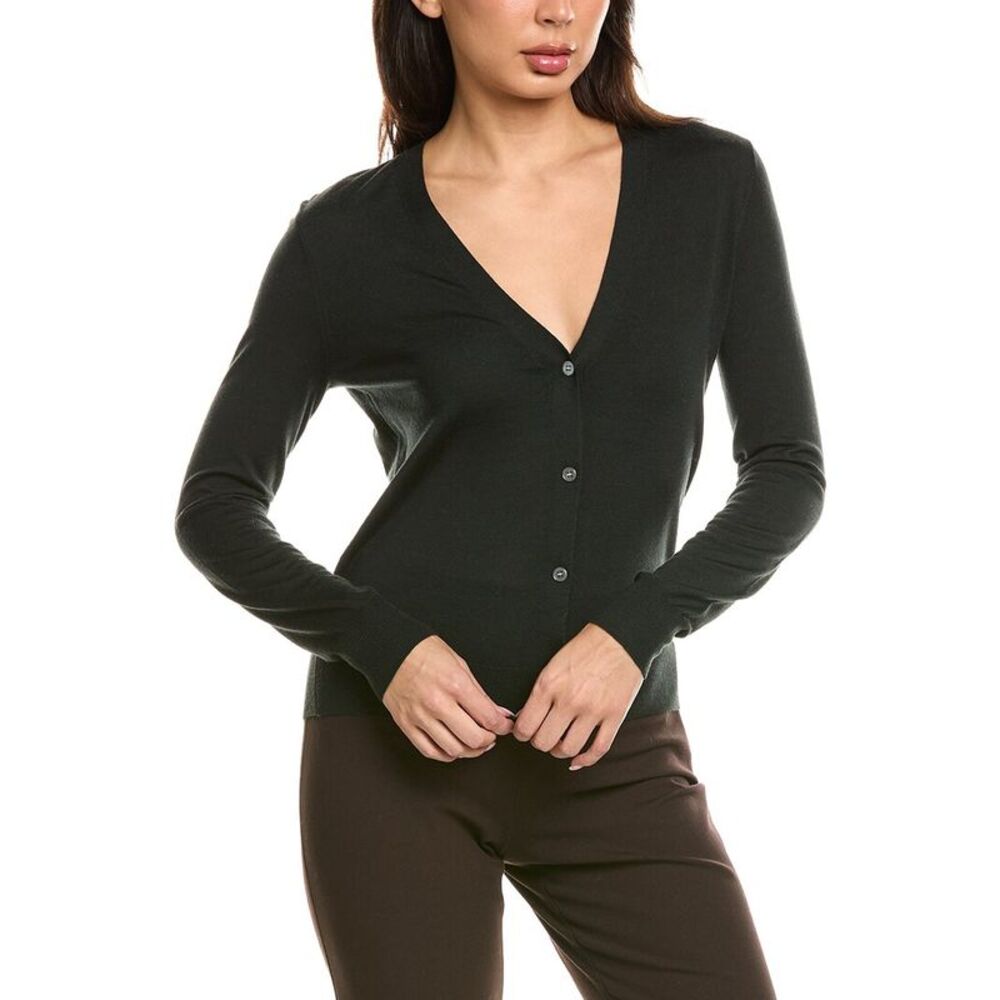 Theory Womens  V-Neck Wool-Blend Cardigan